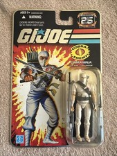 G.I. Joe 25th Anniversary Cobra Ninja Storm Shadow Action Figure 2007 Foil