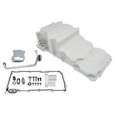 LS Swap Low Profile Rear Sump Retrofit Oil Pan Kit Gen III/IV Satin w/ Pickup