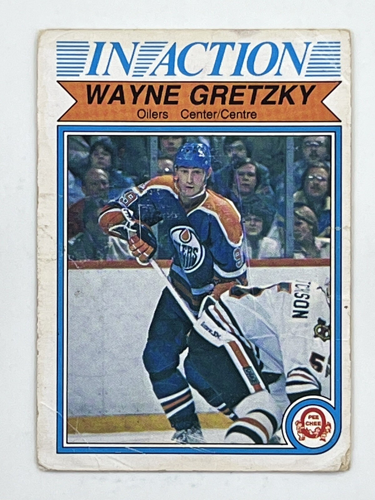 Wayne Gretzky 1982-83 O-Pee-Chee In Action #107 Sports NHL HOF Edmonton Oilers