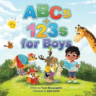 ABCs and 123s for Boys: A fun Alphabet book to get Boys Excited about Reading an