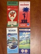 Four Maps – TEXACO – CHEVRON – CHEVRON SUPREME - RPM OIL – 1968/1969