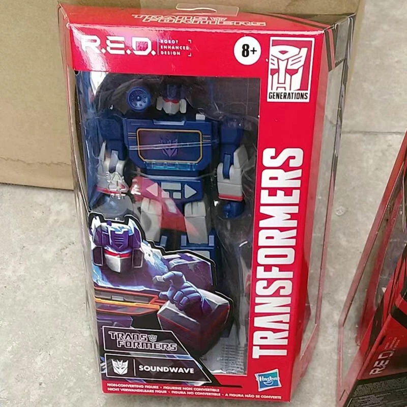 Transformers R.E.D. Series G1 Soundwave Action Figure Hasbro Official In Stock - Image 4 of 4
