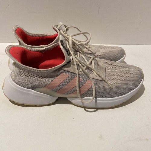 Adidas Mavia X Trainers women's size 10 running shoes sneakers Grey Pink - Picture 4 of 10