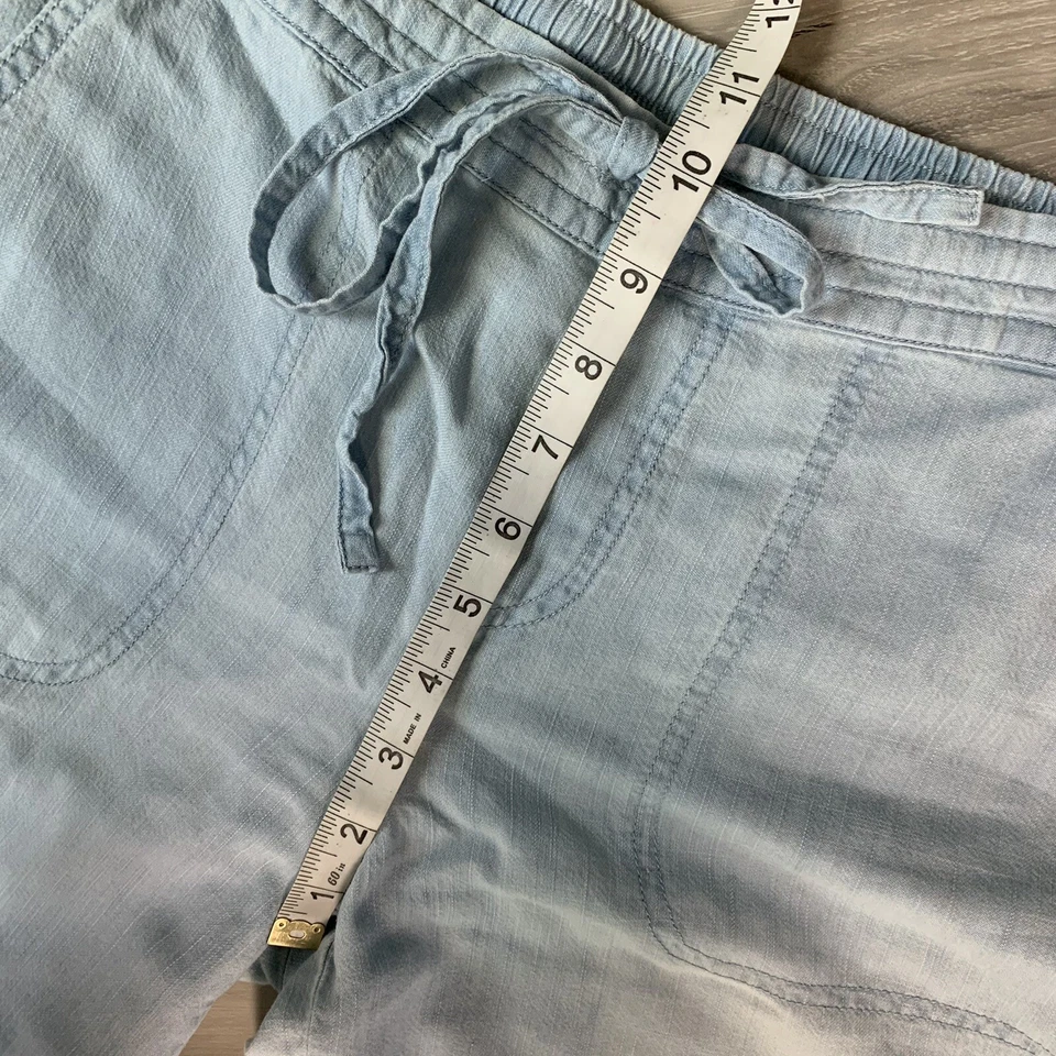Pantalones suaves Joie acogedores chambray salón playa chill para mujer XS Foto 4 de 4