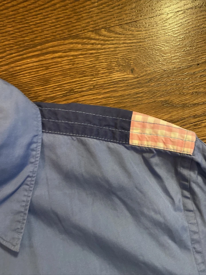 COMME DES GARÇONS HOMME PLUS Azul con Parche Charreteras Talla S Foto 4 de 4