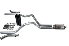 Chevy Gmc 1500 88-95 2.5 Dual Exhaust Kits Magnaflow Xl Black Tips Corner Exit