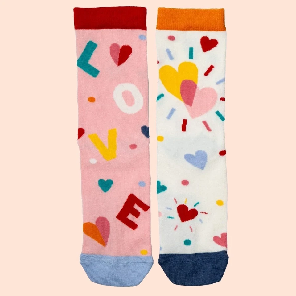 United Oddsocks Heart And Sole Odd Socks For Women Size 4-8 (pack of 6) — 第 4/4 张图片