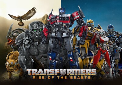 TRANSFORMERS Rise of the Beasts (2023) Movie Affiche de cinéma Poster #204