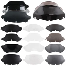 4.5" 6" 7" 8" 9" 10" Wave Windshield Windscreen For Harley FLHX FLHT FLHTC FLHTP