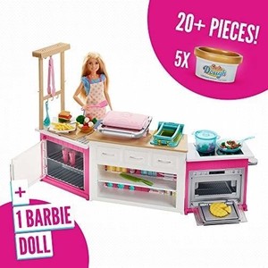 barbie ultimate kitchen with doll
