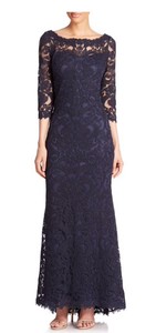 boat neck evening gown