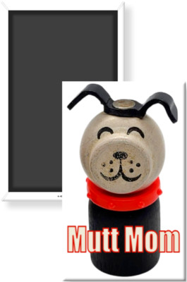 Mutt Mom Fisher Price Dog Image Adopt Dont Shop Fridge Locker Magnet 2 x 3
