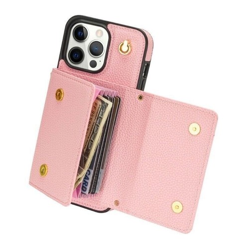 Leather Card Wallet Phone Case For iPhone 16 15 14 13 12 11 Pro Max XR XS 7 8 - Picture 14 of 65