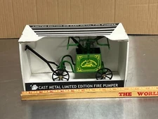 John Deere Fire Pumper WATERLOO Fire Brigade SpecCast Diecast Metal NIB RARE