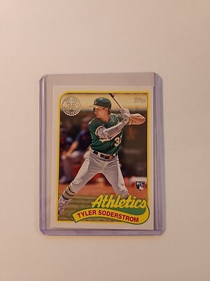 2024 Topps #89B-100 Tyler Soderstrom, A's (RC) - 1989 Topps 35th Anniversary