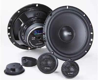 STEG LEO 650C KIT 2 WAY SPEAKERS WOOFER AND TWEETER 16.5CM CAR SPEAKER ITALY