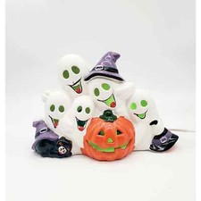 Light Up Ghosts Jack O'Lantern  Black Cat Halloween Decoration
