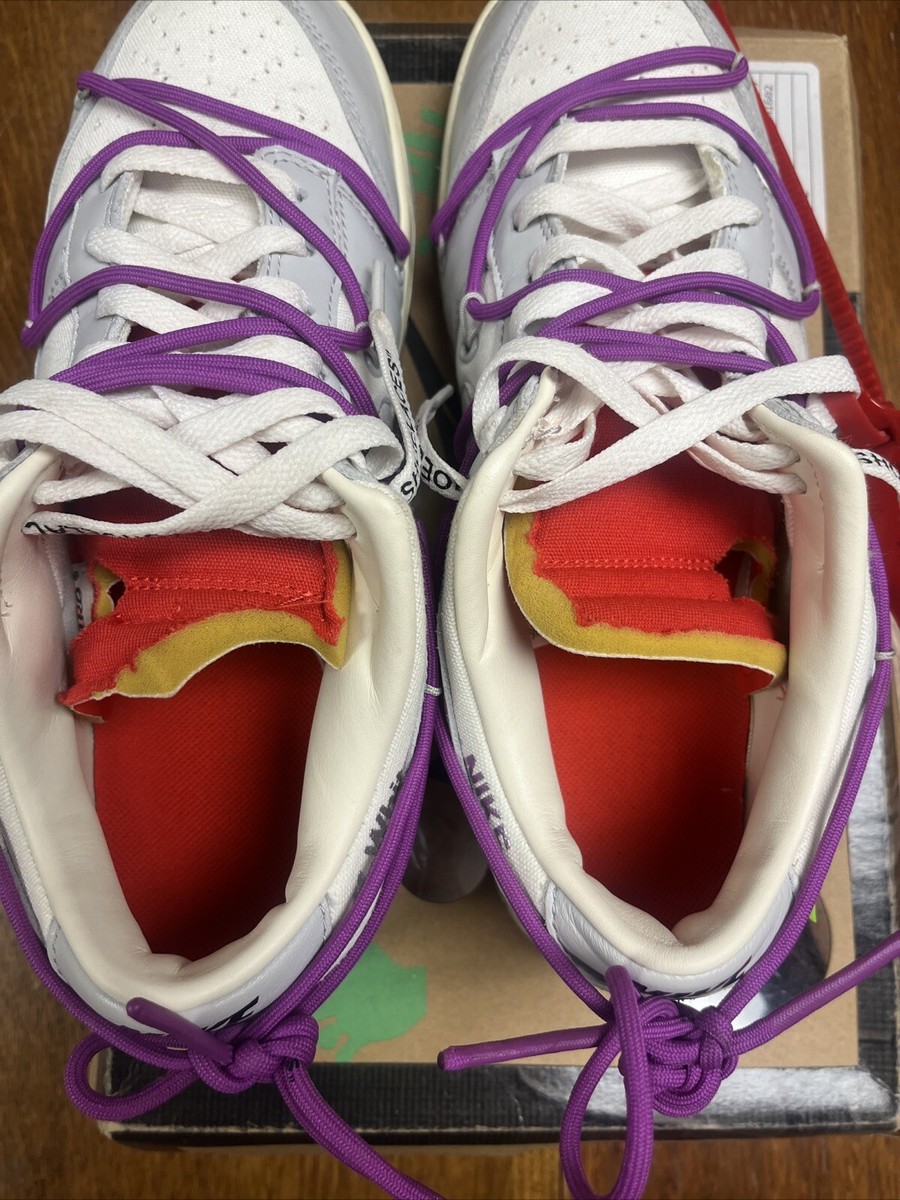Nike Off-White Dunk Low 'Lot 45 of 50' Sneaker Off White Nike Off-White Dunk Low 'Lot 45 of 50' Sneaker Off White