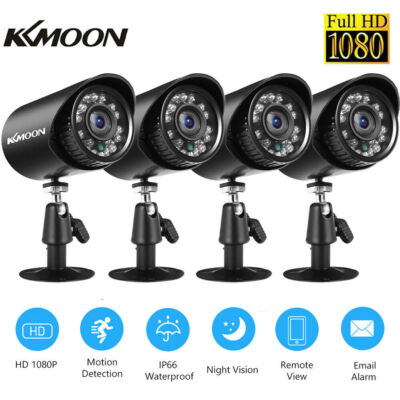 4PCS KKmoon 1080P 2MP Security Analog Cameras With Infrared
