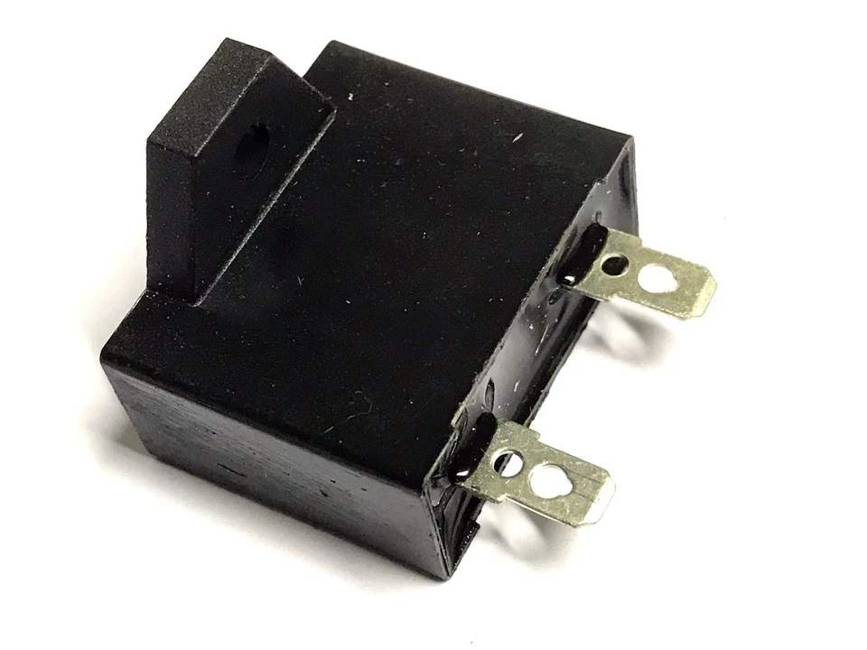 2uF, 2μF, 250V~ 5%, conexión de enchufe plano, pestaña de fijación, FUJI XEROX Foto 2 de 4