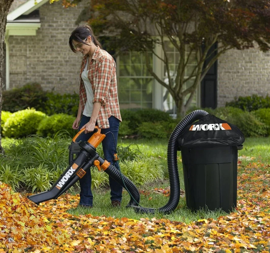 Worx blower online vacuum mulcher cordless