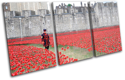 Tableau London - Toile Sur Cadre 50x50 Cm - Multicolore - Art Mural