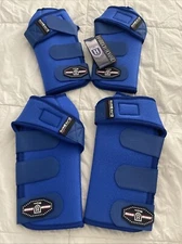 Harrison Howard Elite Boots for Horses Set of 4 Large Travel Boots Comfort