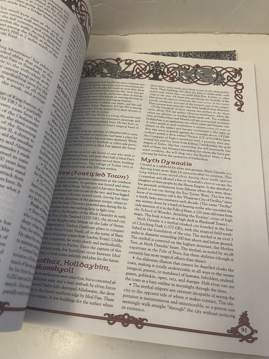 TSR Dungeons & Dragons AD&D Forgotten Realms Lands of Intrigue BOOKS ONLY |  eBay