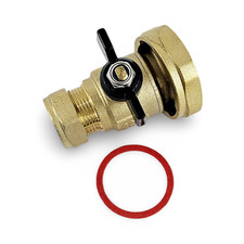  22mm x  1.1/2 Ball Type Pump Valve for Central Heating Pump  Options