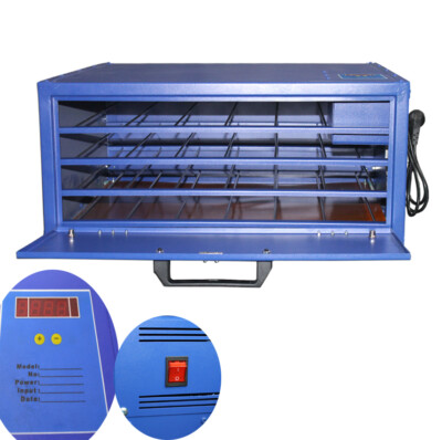 110V Screen Drying Cabinet 4 Layers Frame Dryer Max 25x23in Screen Size 800W