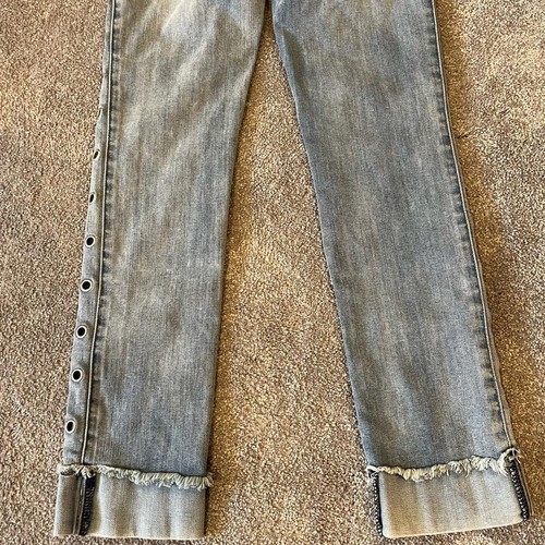 Hudson Light Wash Stretch Blue Denim Jeans Size 14 - Picture 9 of 9
