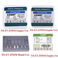 6pzas/caja Endodoncia Dental NiTi Limas Super Rotatorios SX-F3 Tratamiento de Ca