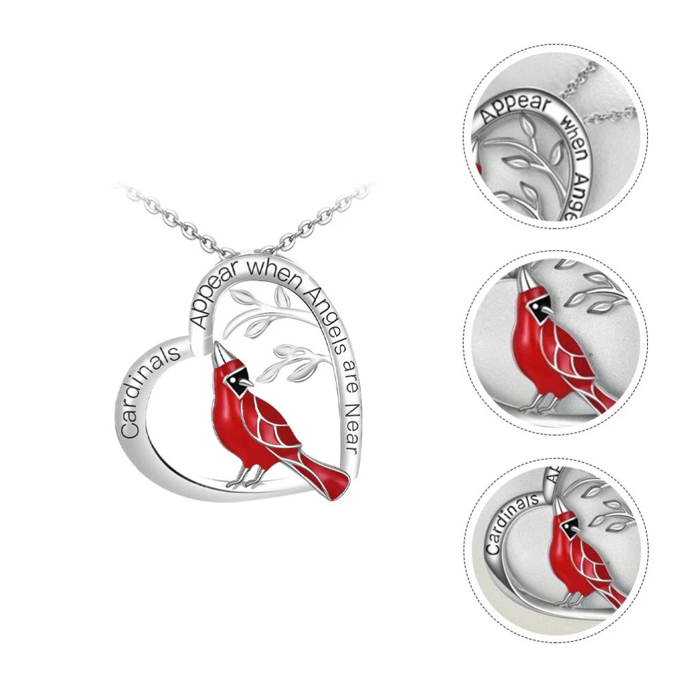 Red bird necklace online