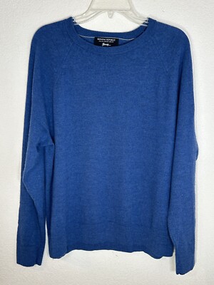 Banana Republic Sweater Mens Extra Large Blue Merino Wool