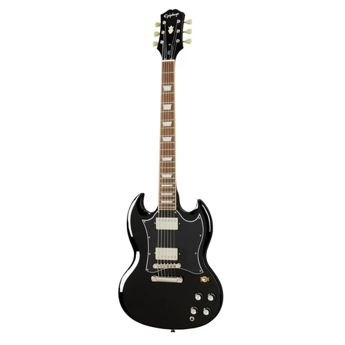 Epiphone SG Standard Guitar, Indian Laurel Fretboard, Ebony (Black) Finish