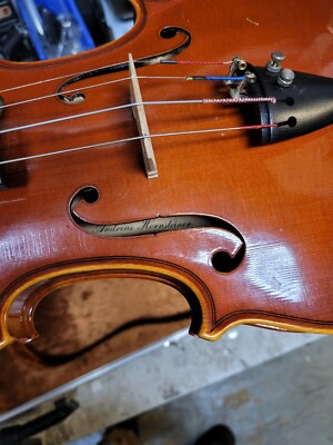 Andreas Hornsteiner Glaesel 1985 V1-37E German Violin w/ (2) Bows
