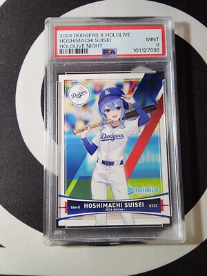 2024 DODGERS X HOLOLIVE NIGHT COLLABORATION CARD HOSHIMACHI SUISEI