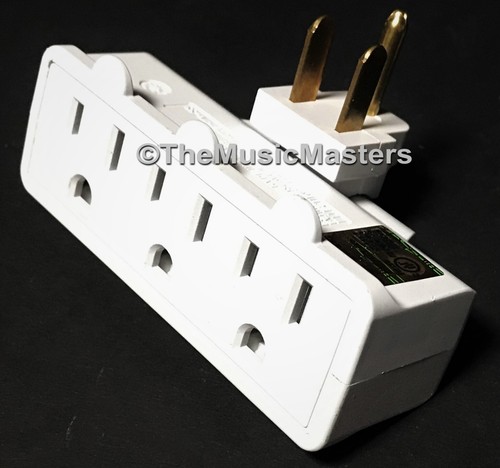 2X Swivel 3 Outlet Triple AC Wall Plug Power Tap Splitter 3-Way Electric Adapter - 第 11/12 張圖片