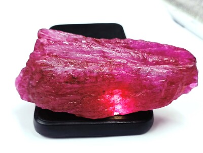DYED -Blowing 1300 Ct Certified Rare African Red Ruby Rough