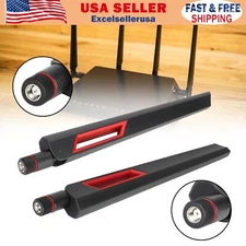 Dual Band 2.4/5Ghz 12dBi SMA RP-SMA High Gain Antenna WiFi Router Booster Aerial