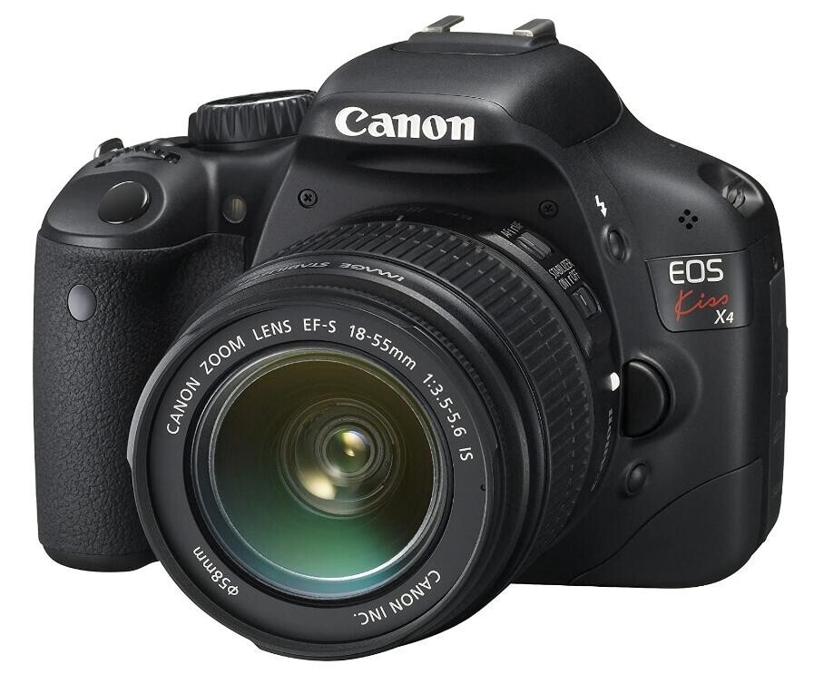 Canon Digital SLR Camera EOS Kiss X4 EF-S 18-55 IS Lens Kit KISSX4
