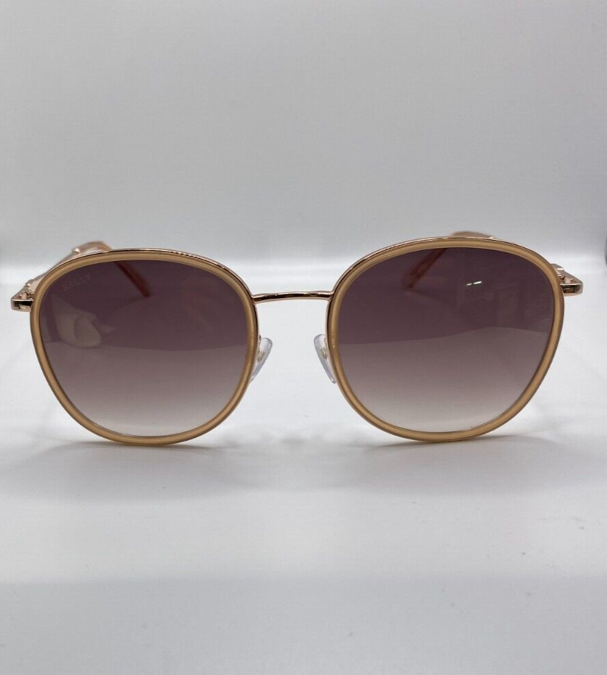 Солнцезащитные очки Bally BY0053-K из розового золота 74 Г круглые большого размера 58-21-145 BY 0053K 36990₽