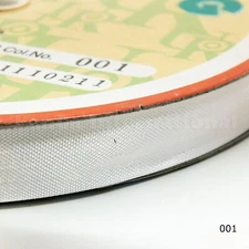 Woven Edge Seam Binding Ribbon 100% Rayon 9/16" 100 yards White #1