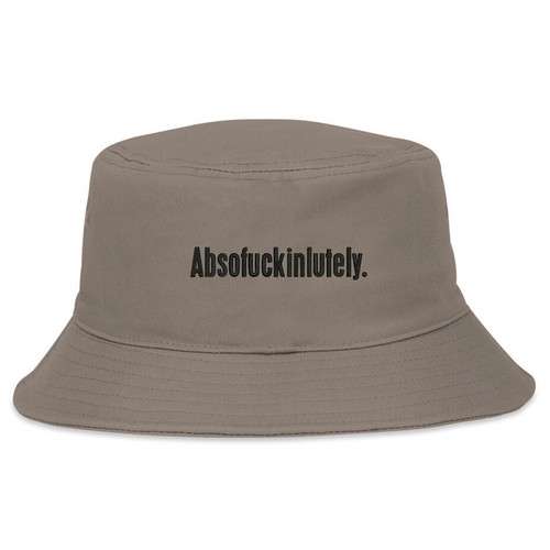 Cappello a secchio ricamato traspirante logo Absofuckinlutely qualità premium - Foto 3 di 3