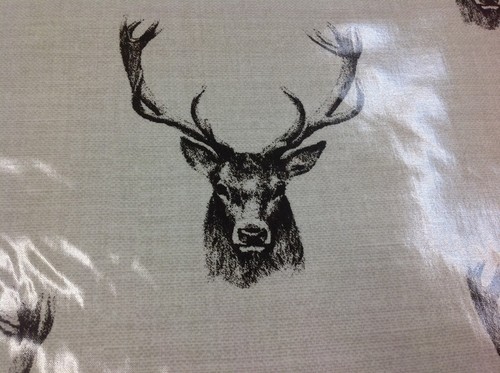 Fryetts PVC Coated Stags Fabric,Wipe Clean,Tablecloth/Oilcloth.Full/half mts. - Picture 2 of 5