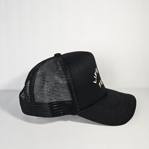 Trucker Hat Mesh Baseball Cap Snapback Adjustable Life Ain't Fear Logo Men - Picture 4 of 5