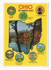 Ohio - The Buckeye State Postcard - Camper's Vacationer's Paradise - Unposted