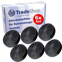 6X Aktivkohlefilter FüR Pkm 8099 Gis Z (50355), 9090 Is Z (50424), T1-60 A++ Ixe