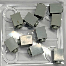LEGO Brick 1 x 1, 3005, Light Gray, QTY 10 Free Shipping