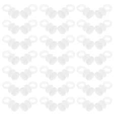 120 Pcs Curtain Track Gliders Ceiling Hook Rollers Carrier Hooks